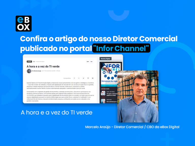 Artigo publicado no “Infor Channel” pelo CBO da eBox, Marcelo Araújo