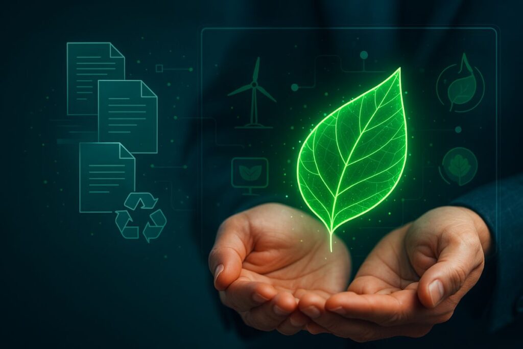 Sustentabilidade na Gestão Documental: menos papel, mais benefícios para a empresa e o planeta