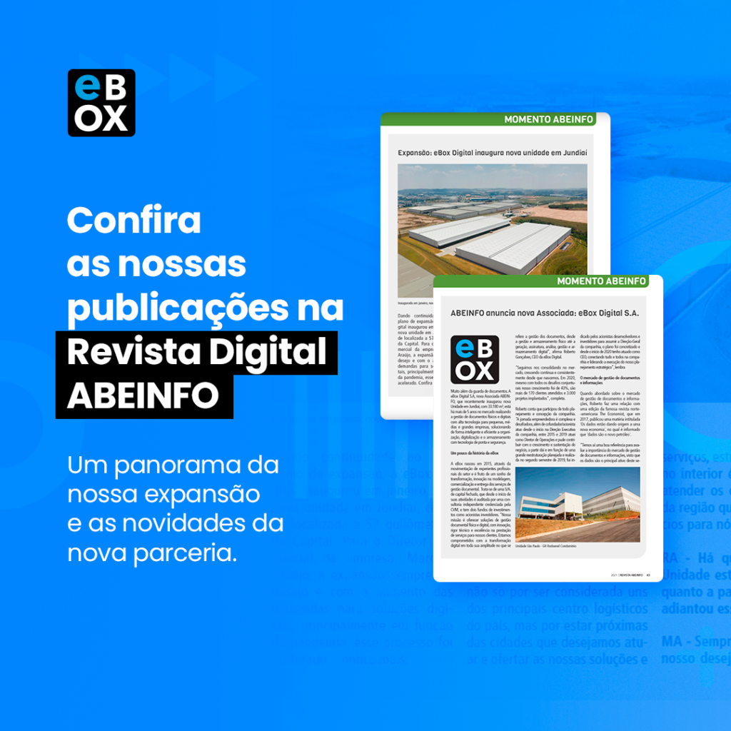 eBox Digital é destaque na edição de maio da Revista ABEINFO